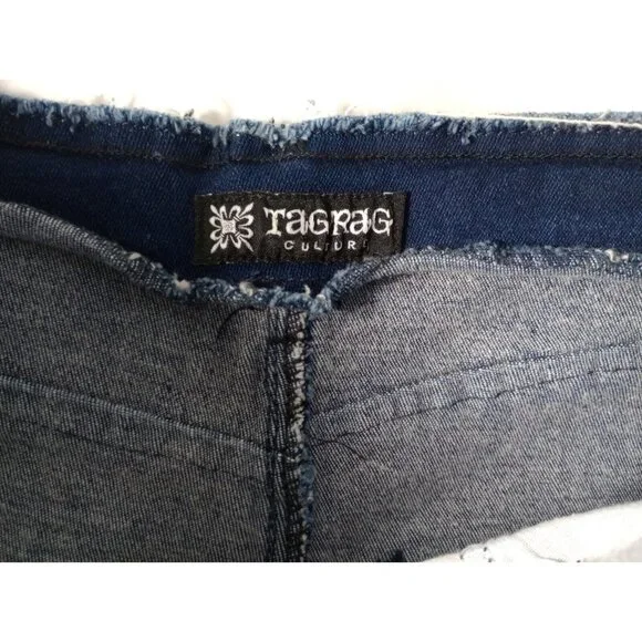 Vintage Tag Rag Women's Jeans No Tags (26x32 Measured) Raw Hem Unique